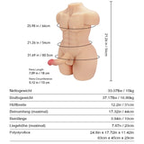 Channing: 15kg Threesome Male Torso Sex Doll