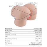 Lena: 5.5kg Realistic Ultra-Soft Pocket Pussy Sex Toy for Men